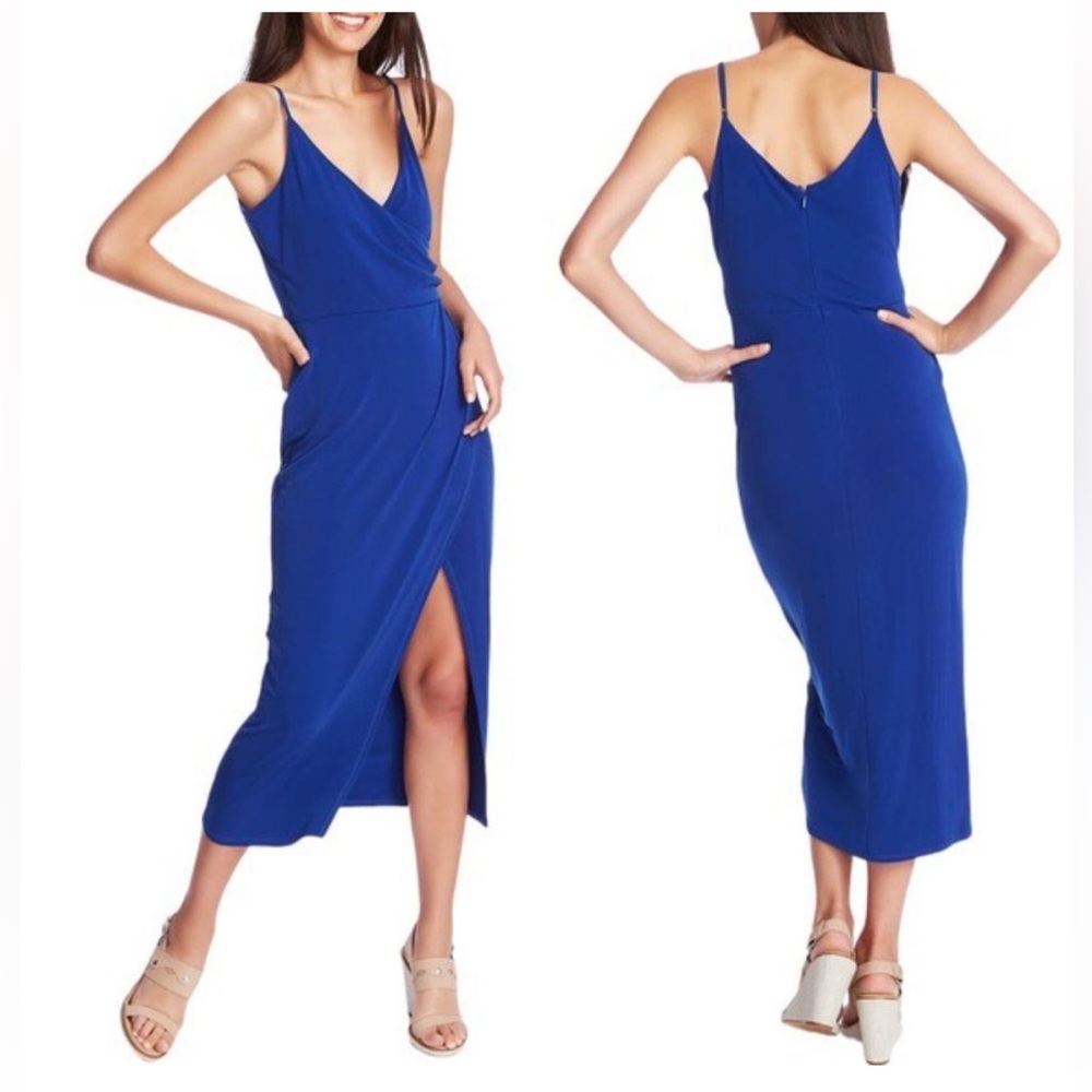 1 STATE Royal Blue midi dress